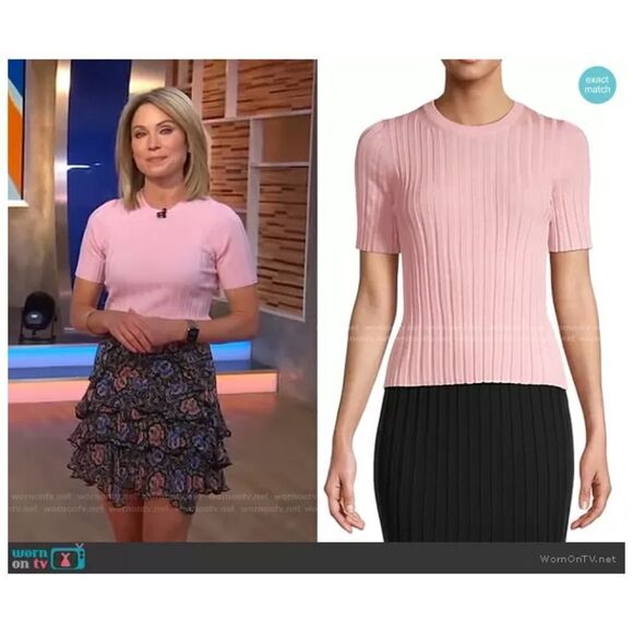 Helmut Lang Fine Rib Knit Top - Picture 1 of 8